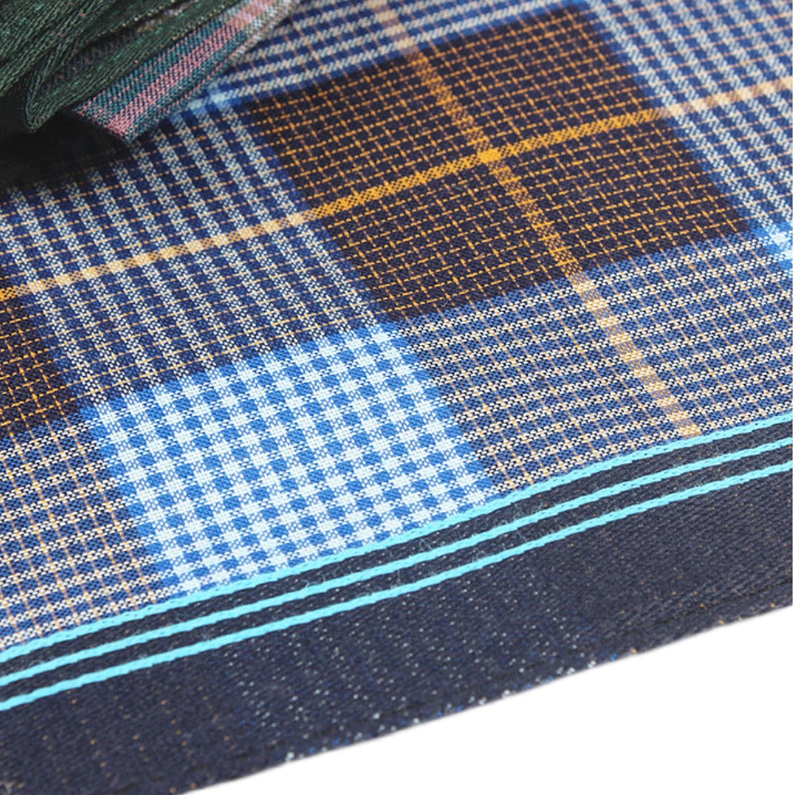 Handkerchief Cotton Men - 6-delige unisex katoenen zakdoekenset, zweetdoekjes, cadeauset,
