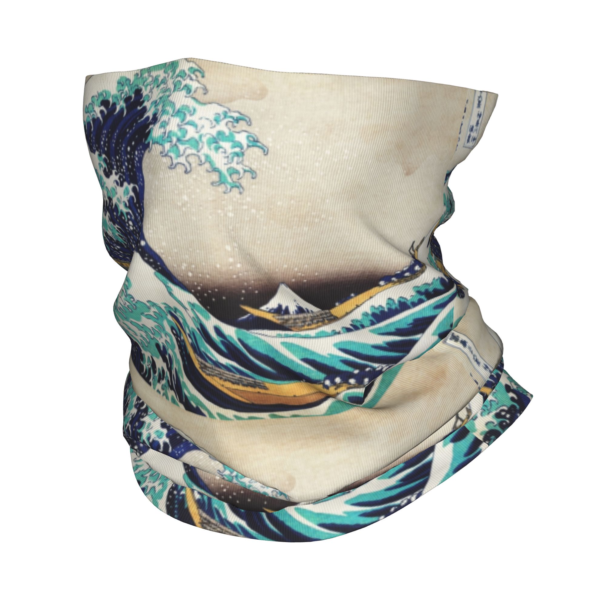 Neck Warmer Tube - De Grote Golf van Kanagawa Winter