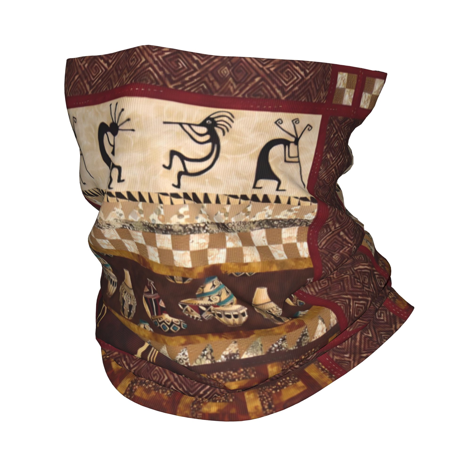 Neck Warmer Tube - Aangepaste Kokopelli Winter Hoofdband Nekwarmer Mannen