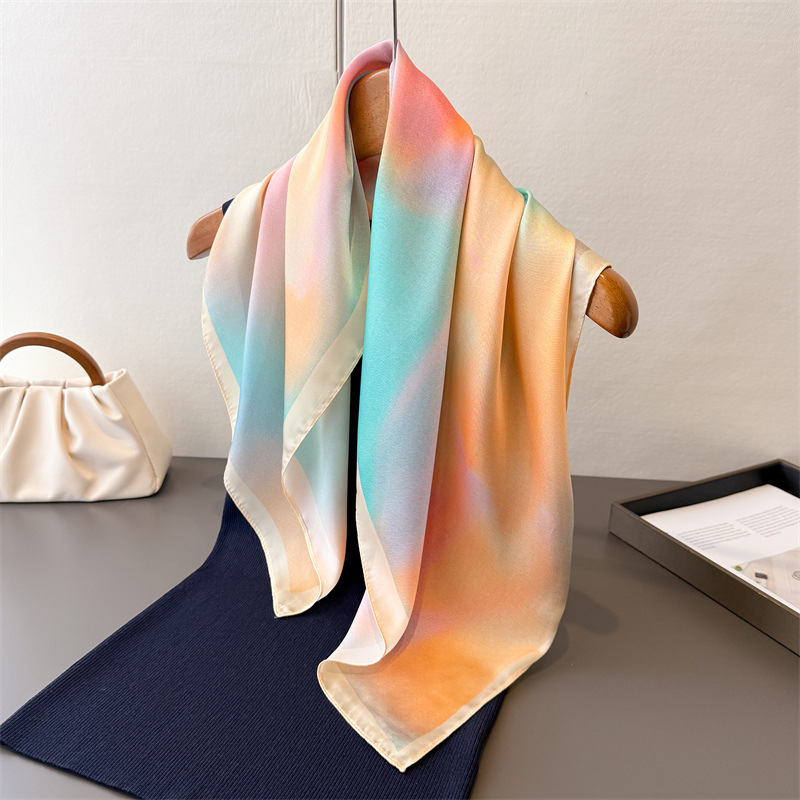Scarf Silk Square - 2025 Ontwerp Mode Vierkante Zijden Sjaal