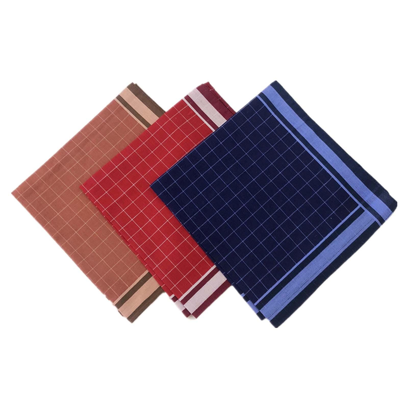 6 stuks donker geruite zakdoek - Handkerchief Cotton Men recensie en prijs