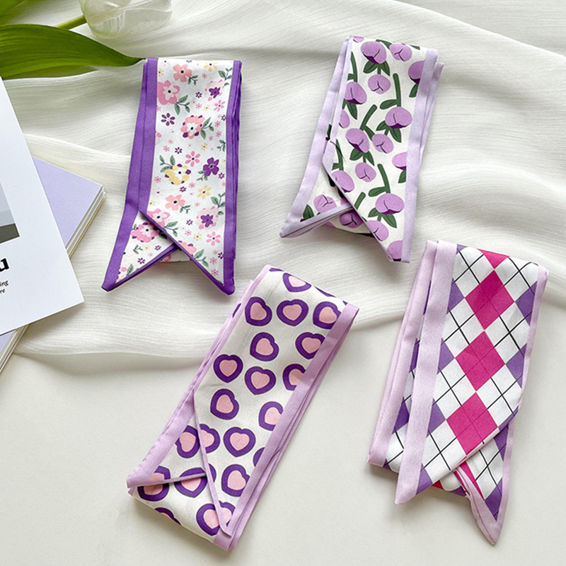 Nieuwe Luxe Smalle Korte Vrouw - Silk Neck Scarf recensie en prijs