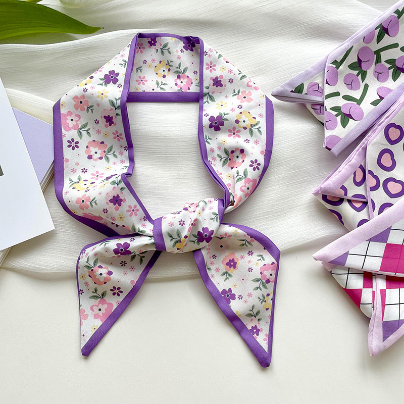 Nieuwe Luxe Smalle Korte Vrouw - Silk Neck Scarf recensie en prijs