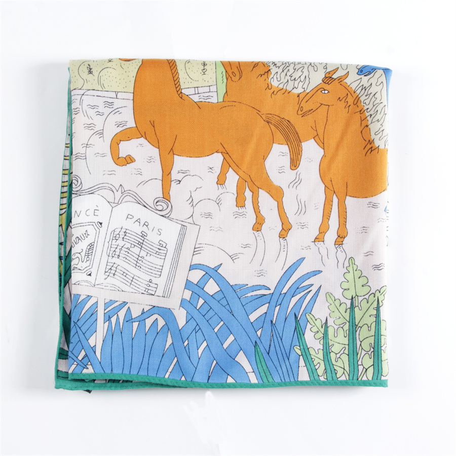 POBING Zijde Kasjmier Sjaal Vr - Scarf Silk Square recensie en prijs