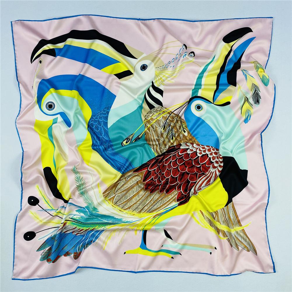 90Cm Luxe Papegaai Twill Zijde - Scarf Silk Square recensie en prijs